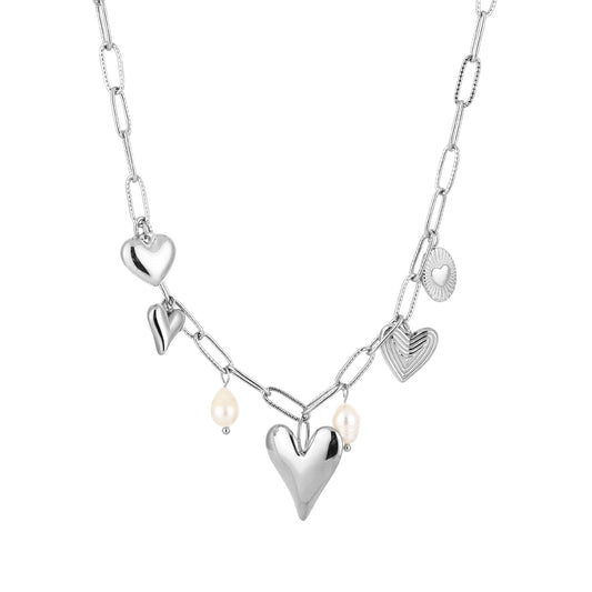 Dazzling Charms Ketting Zilver