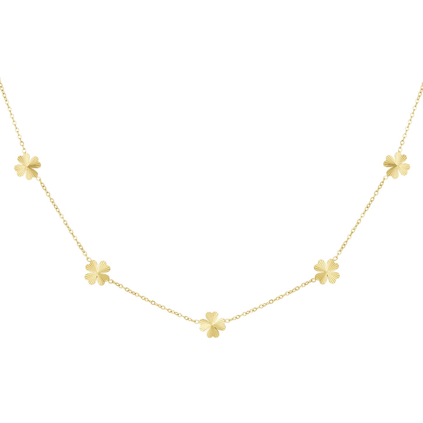 Leafy Luck Ketting Goud