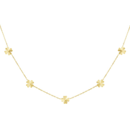 Leafy Luck Ketting Goud