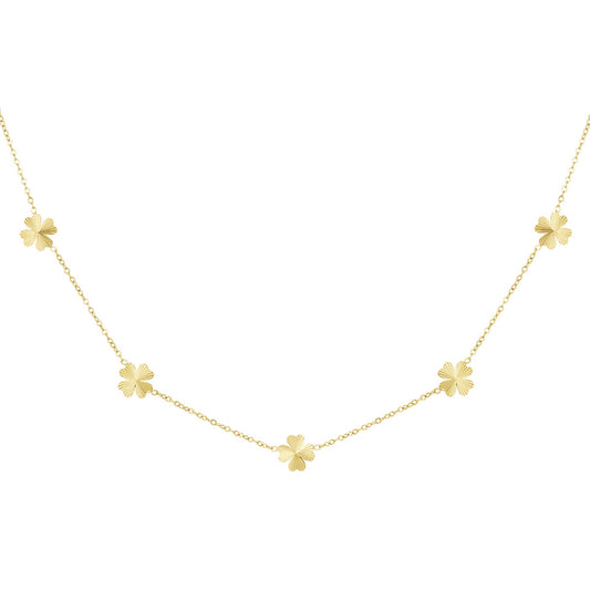 Leafy Luck Ketting Goud