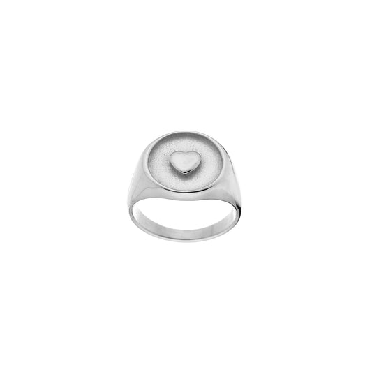 Zegelring Lovemark Zilver